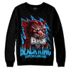 Jordan 1 High Retro OG “University Blue” DopeSkill Sweatshirt Black King Graphic Streetwear - Black