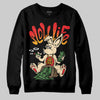 Red Sneakers DopeSkill Sweatshirt Slow Life Graphic Streetwear - Black