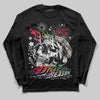 Jordan 11 Retro 285 Atlanta DopeSkill Long Sleeve T-Shirt Drip Season Graphic Streetwear - Black