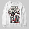 Jordan 4 “Flight Club” DopeSkill Sweatshirt Paper Chaser Boy Graphic Streetwear - White