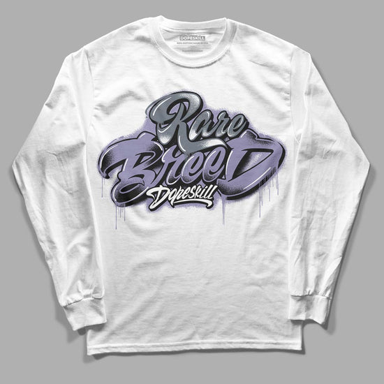 Jordan 5 Retro Low Indigo Haze DopeSkill Long Sleeve T-Shirt Rare Breed Type Graphic Streetwear - White