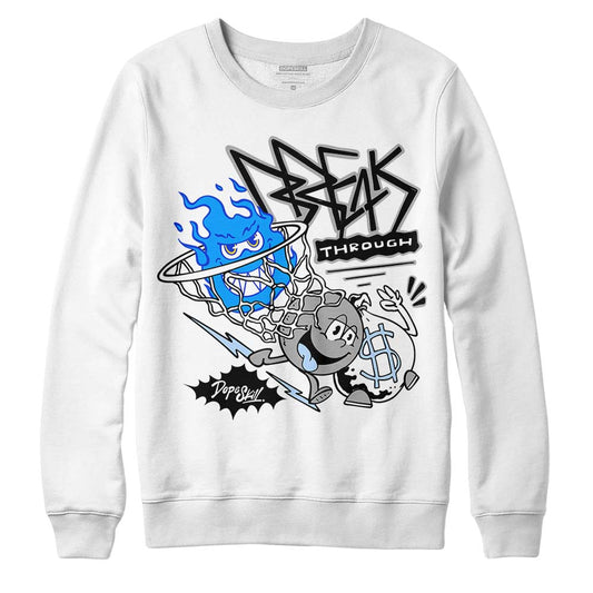 Jordan 6 “Reverse Oreo” DopeSkill Sweatshirt Break Through Graphic Streetwear - White