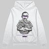 PURPLE Sneakers DopeSkill Hoodie Scared Money Don't Make No Money Graphic Streetwear - White