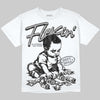 Jordan 11 Cool Grey DopeSkill Oversize Print T-Shirt Flexin' Graphic Streetwear
