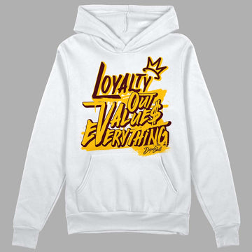 Dunk Yellow Bordeaux DopeSkill Hoodie Sweatshirt LOVE Graphic Streetwear - White