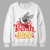 Red Sneakers DopeSkill Sweatshirt Juneteenth 1865 Graphic Streetwear - White