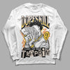 Jordan 4 "Sail" DopeSkill Long Sleeve T-Shirt Sorry I've Been Trappin Graphic Streetwear - White 