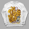 Dunk Yellow Bordeaux DopeSkill Long Sleeve T-Shirt No Days Off Graphic Streetwear - White