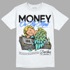 Jordan 5 Aqua DopeSkill T-Shirt MOMM Graphic Streetwear - White