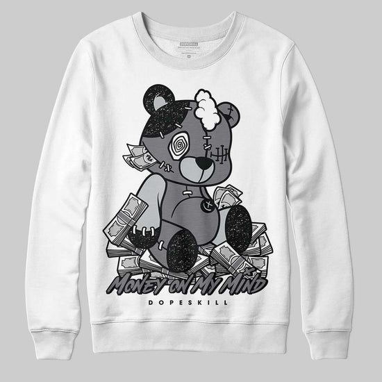 Jordan 4 “Fear” DopeSkill Sweatshirt MOMM Bear Graphic Streetwear - White