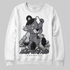 Jordan 4 “Fear” DopeSkill Sweatshirt MOMM Bear Graphic Streetwear - White