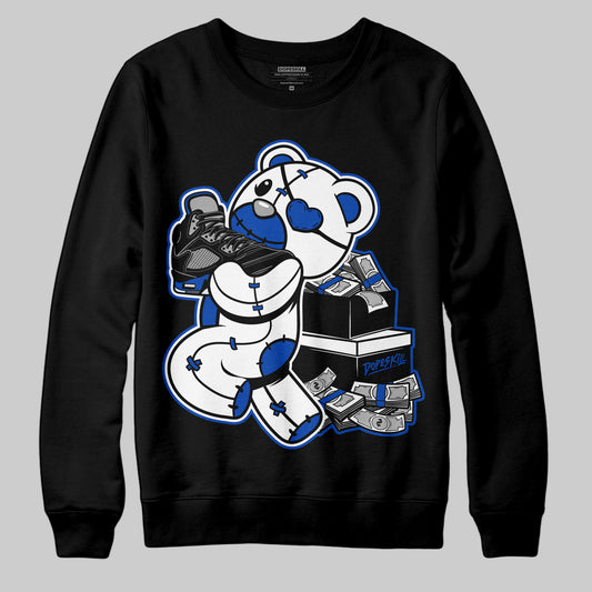 AJ 5 Racer Blue DopeSkill Sweatshirt Bear Steals Sneaker Graphic