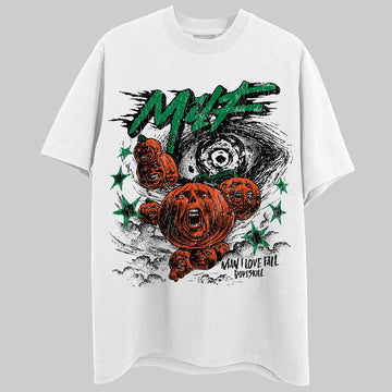 Jordan 5 “Lucky Green” DopeSkill T-Shirt MILF Graphic Streetwear - White