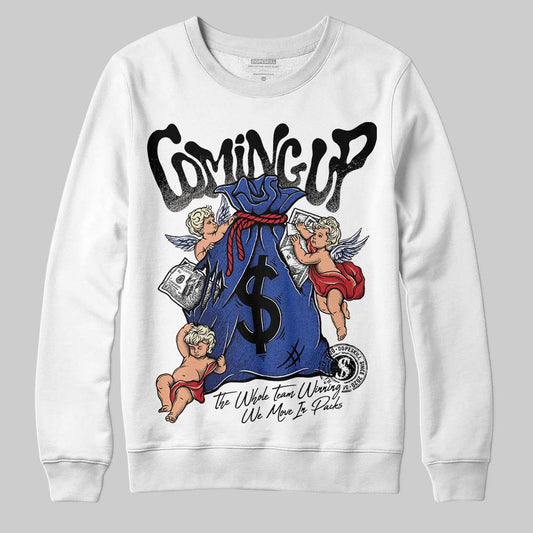 Jordan 4 “Rare Air” DopeSkill Sweatshirt Money Bag Coming Up Graphic Streetwear - White 