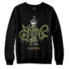 Jordan 4 Retro SE Craft Medium Olive DopeSkill Sweatshirt King Chess Graphic Streetwear - Black