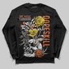 Jordan 3 “Starfish” DopeSkill Long Sleeve T-Shirt Side Hustle Graphic Streetwear - Black