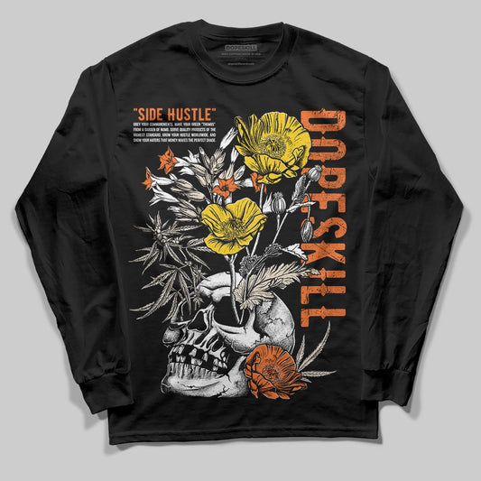 Jordan 3 “Starfish” DopeSkill Long Sleeve T-Shirt Side Hustle Graphic Streetwear - Black