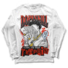 Jordan 6 Retro Toro Bravo DopeSkill Long Sleeve T-Shirt Sorry I've Been Trappin Graphic Streetwear - White 