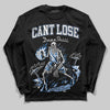 Jordan 4 WMNS 'Forget Me Not' DopeSkill Long Sleeve T-Shirt Cant Lose Graphic Streetwear - Black