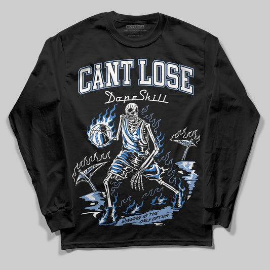 Jordan 4 WMNS 'Forget Me Not' DopeSkill Long Sleeve T-Shirt Cant Lose Graphic Streetwear - Black
