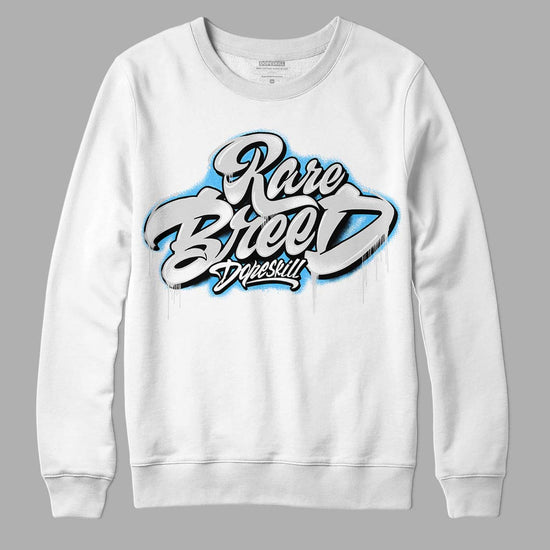 Dunk Low ‘Pure Platinum’ DopeSkill Sweatshirt Rare Breed Type Graphic Streetwear - White