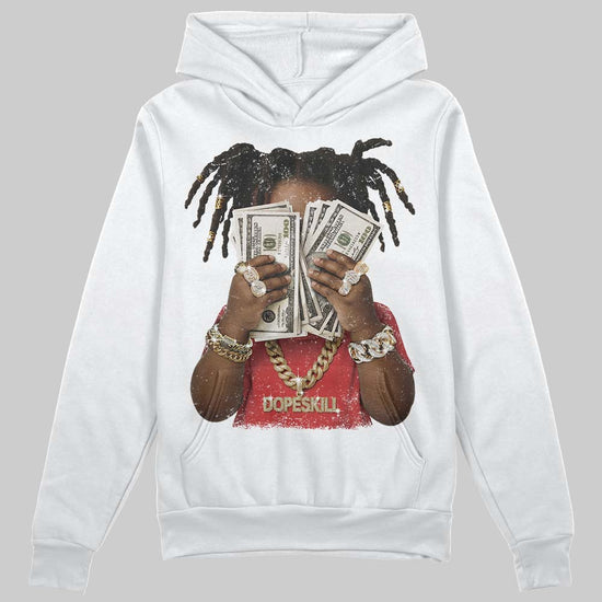 Jordan 6 “Reverse Infrared” DopeSkill Hoodie Sweatshirt Rich Youth Graphic Streetwear - White