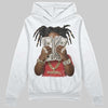 Jordan 6 “Reverse Infrared” DopeSkill Hoodie Sweatshirt Rich Youth Graphic Streetwear - White