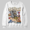Jordan 17 Retro Low SP Infinite Archives DopeSkill Sweatshirt Get Rich Graphic Streetwear - White