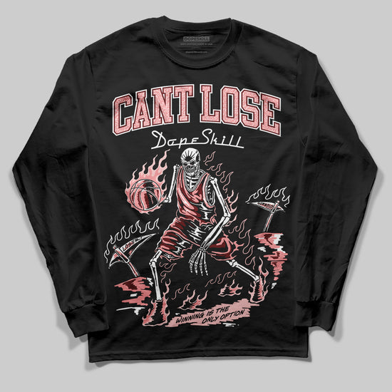 Jordan 3 Retro Valentine's Day Treat Yourself (2025) DopeSkill Long Sleeve T-Shirt Cant Lose Graphic Streetwear - Black