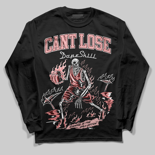 Jordan 3 Retro Valentine's Day Treat Yourself (2025) DopeSkill Long Sleeve T-Shirt Cant Lose Graphic Streetwear - Black