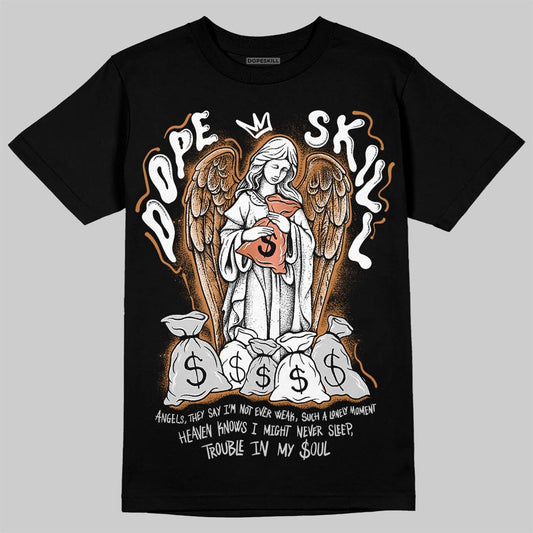 Jordan 14 Golf "US Open" DopeSkill T-Shirt Angels Graphic Streetwear - black