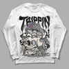 Jordan 3 “Off Noir” DopeSkill Long Sleeve T-Shirt Trippin Graphic Streetwear - White