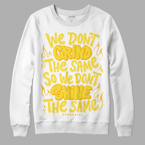 Jordan 11 Low 'Yellow Snakeskin' DopeSkill Sweatshirt Grind Shine Graphic Streetwear - White 