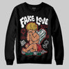 Jordan 3 Mexico 'El Vuelo' DopeSkill Sweatshirt False Love Graphic Streetwear - Black