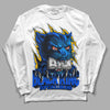 Royal Blue Sneakers DopeSkill Long Sleeve T-Shirt Black King Graphic Streetwear - White 