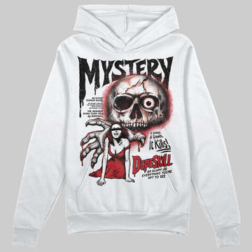 Jordan 4 “Flight Club” DopeSkill Hoodie Sweatshirt Mystery Ghostly Grasp Graphic Streetwear - White 
