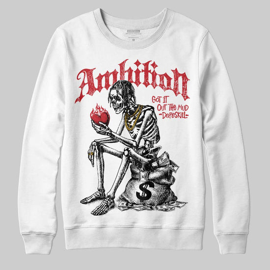 Jordan 1 Low OG "Chicago" DopeSkill Sweatshirt Ambition Graphic Streetwear - White