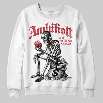 Jordan 1 Low OG "Chicago" DopeSkill Sweatshirt Ambition Graphic Streetwear - White
