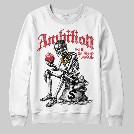 Jordan 1 Low OG "Chicago" DopeSkill Sweatshirt Ambition Graphic Streetwear - White