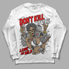 Black and White Sneakers DopeSkill Long Sleeve T-Shirt Don't Kill My Vibe Graphic Streetwear - White 