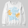 Vans Knu Stack Vintage Satin Dream Blue DopeSkill Sweatshirt No Money No Love Typo Graphic Streetwear - White