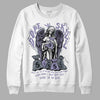 Jordan 5 Retro Low Indigo Haze DopeSkill Sweatshirt Angels Graphic Streetwear - White 