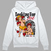 Jordan 7 Retro Cardinal DopeSkill Hoodie Sweatshirt Looking For Love Graphic Streetwear - White