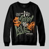 Jordan 4 Retro OG SP Undefeated (2025) DopeSkill Sweatshirt No Money No Love Typo Graphic Streetwear - Black
