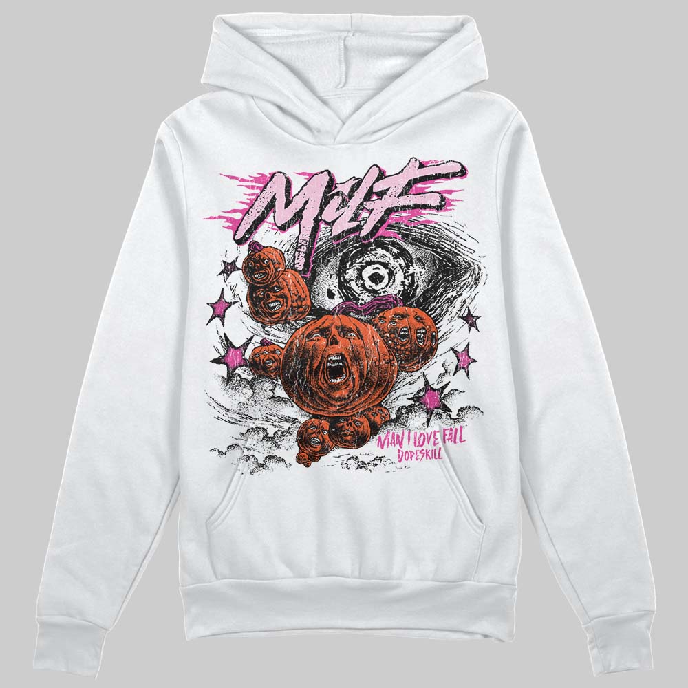 Pink Sneakers DopeSkill Hoodie Sweatshirt MILF Graphic Streetwear - White