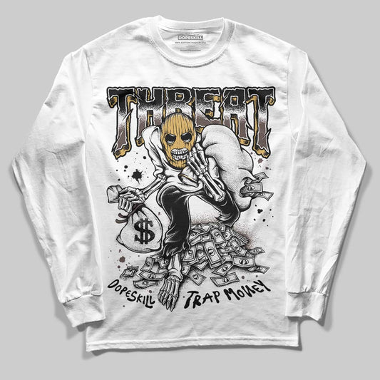 Adidas Samba OG C ‘Black Gum’ DopeSkill Long Sleeve T-Shirt Threat Graphic Streetwear - WHite