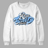 Jordan 9 Powder Blue DopeSkill Sweatshirt Rare Breed Type Graphic Streetwear - White