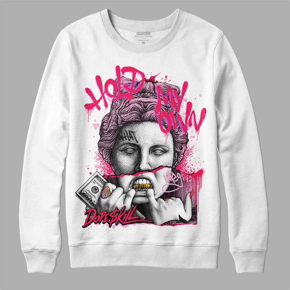 Air Max 90 Valentine's Day DopeSkill Sweatshirt Hold My Own Graphic Streetwear - White