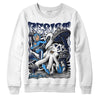 Jordan Spiz’ike Low “White/Obsidian” DopeSkill Sweatshirt Resist Graphic Streetwear - White