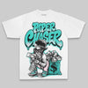 Aqua Oversize Print Paper Chaser Boy DopeSkill Graphic T-shirt Streetwear - White